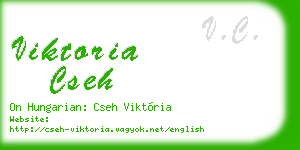 viktoria cseh business card